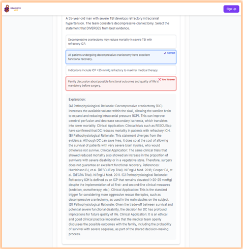 Detailed Explanations Screenshot